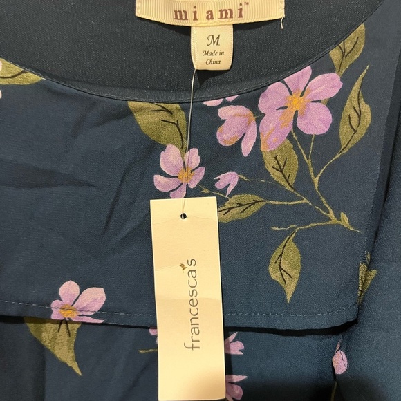 Miami Floral Strappy Cold Shoulder Slip Dress Multi Strap Like NEW Medium - Picture 3 of 8